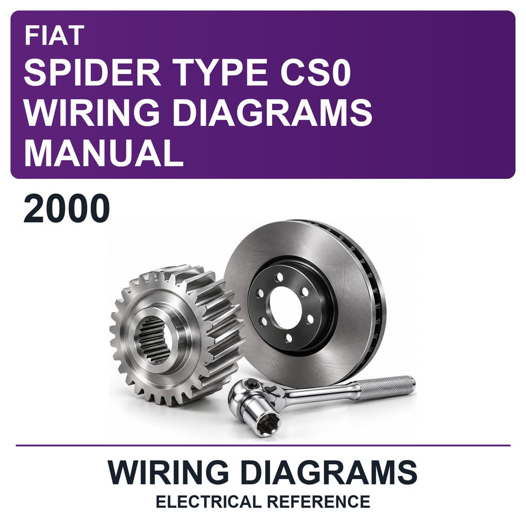 2000 Fiat Spider Type CS0 Wiring Diagrams Manual