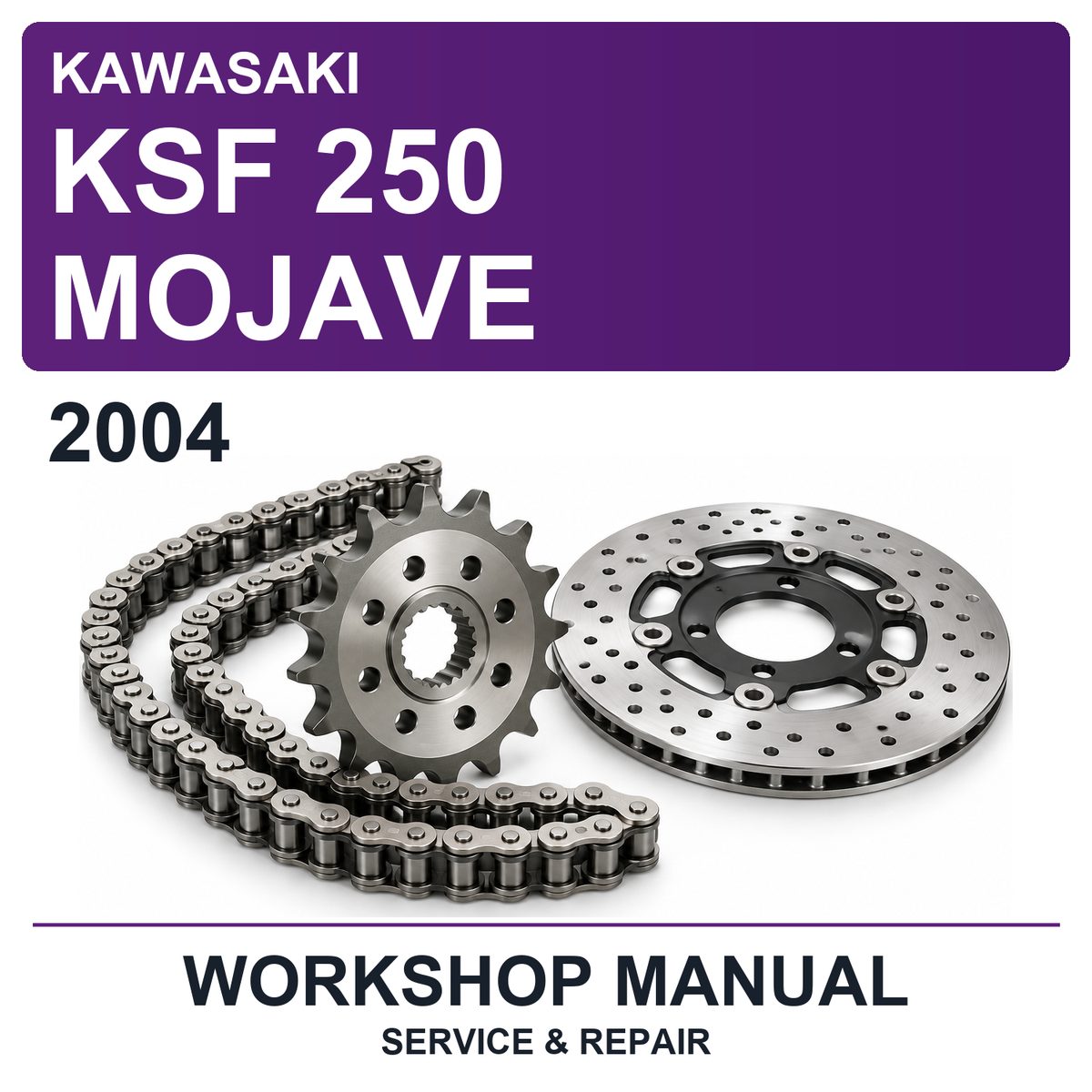 2004 Kawasaki KSF 250 Mojave Workshop Service & Repair Manual