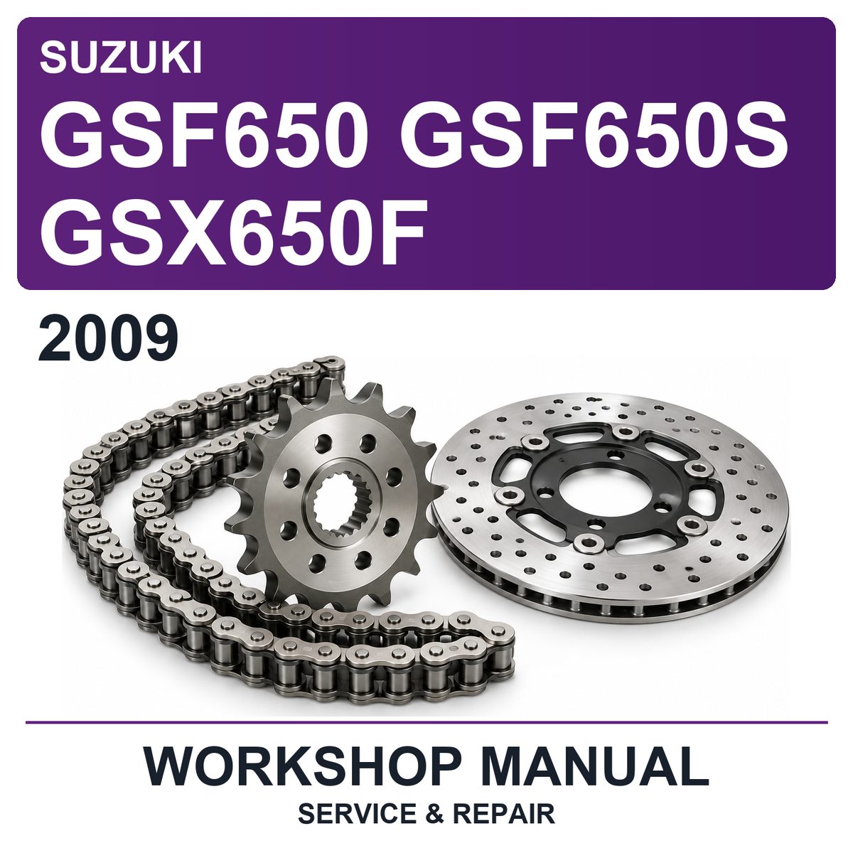 2009 Suzuki GSF650 GSF650S GSX650F Workshop Service & Repair Manual