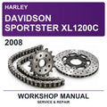 2008 Harley Davidson Sportster XL1200C Workshop Service & Repair Manual