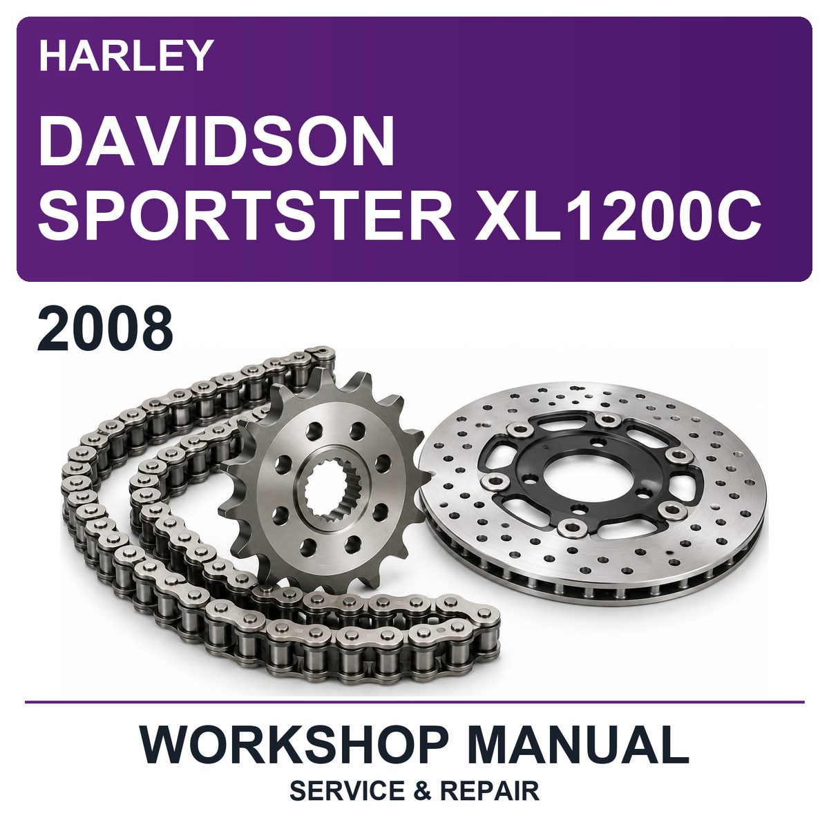 2008 Harley Davidson Sportster XL1200C Workshop Service & Repair Manual
