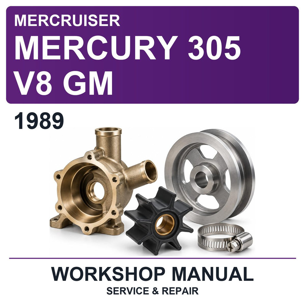 1989 Mercury Mercruiser 305 V8 GM Workshop Service & Repair Manual