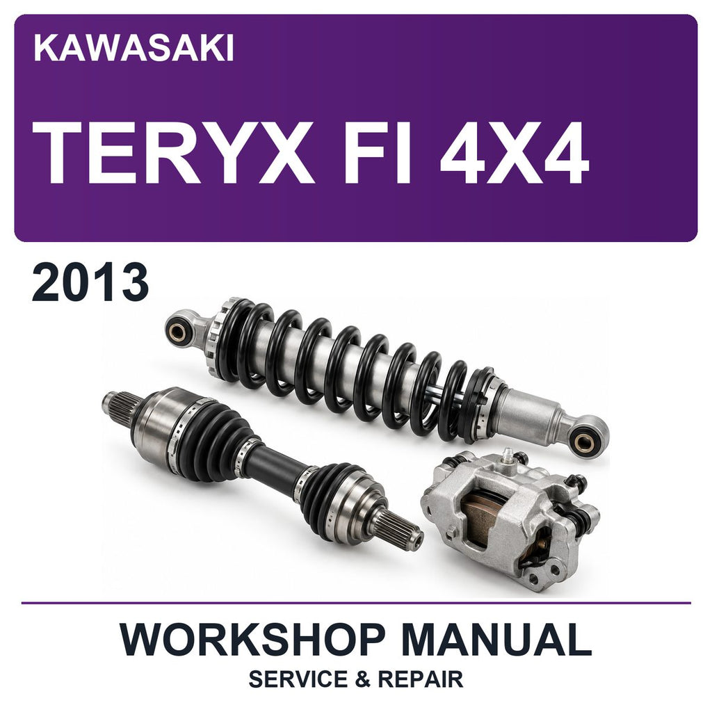 2013 Kawasaki Teryx FI 4X4 Workshop Service & Repair Manual