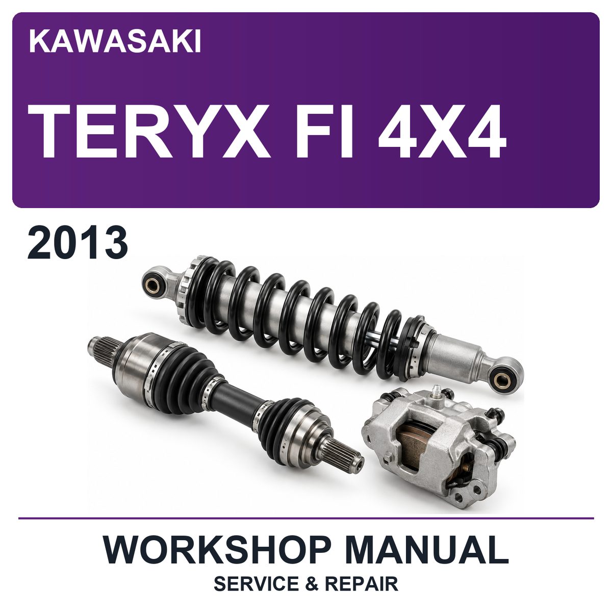 2013 Kawasaki Teryx FI 4X4 Workshop Service & Repair Manual