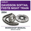 2004 Harley Davidson Softail Fxstb Night Train Workshop Service & Repair Manual
