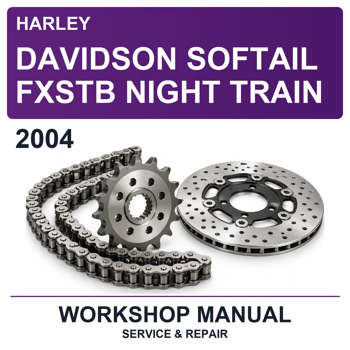 2004 Harley Davidson Softail Fxstb Night Train Workshop Service & Repair Manual