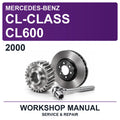 2000 Mercedes-Benz CL-Class CL600 Workshop Service & Repair Manual