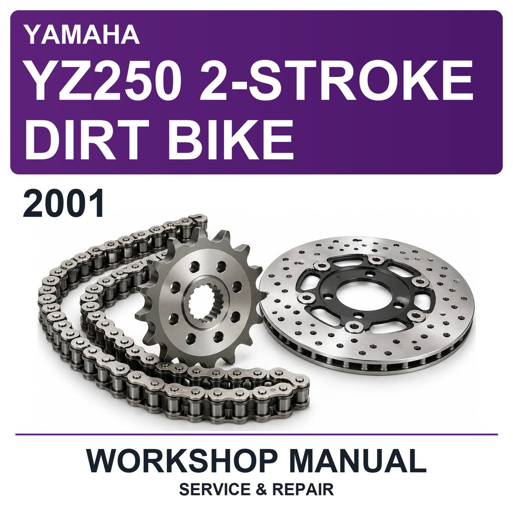 2001 Yamaha YZ250 2-Stroke Dirt Bike Workshop Service & Repair Manual