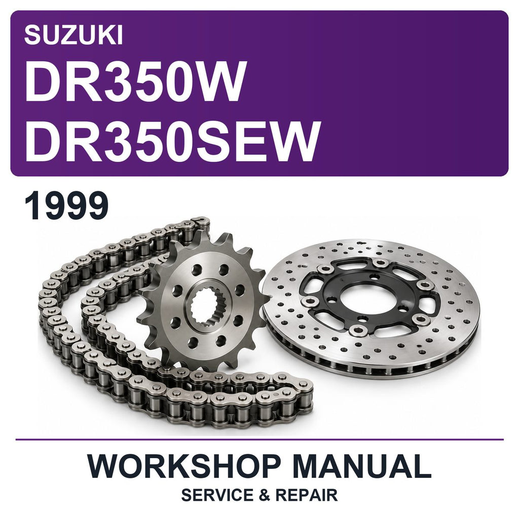 1999 Suzuki DR350W DR350SEW Workshop Service & Repair Manual