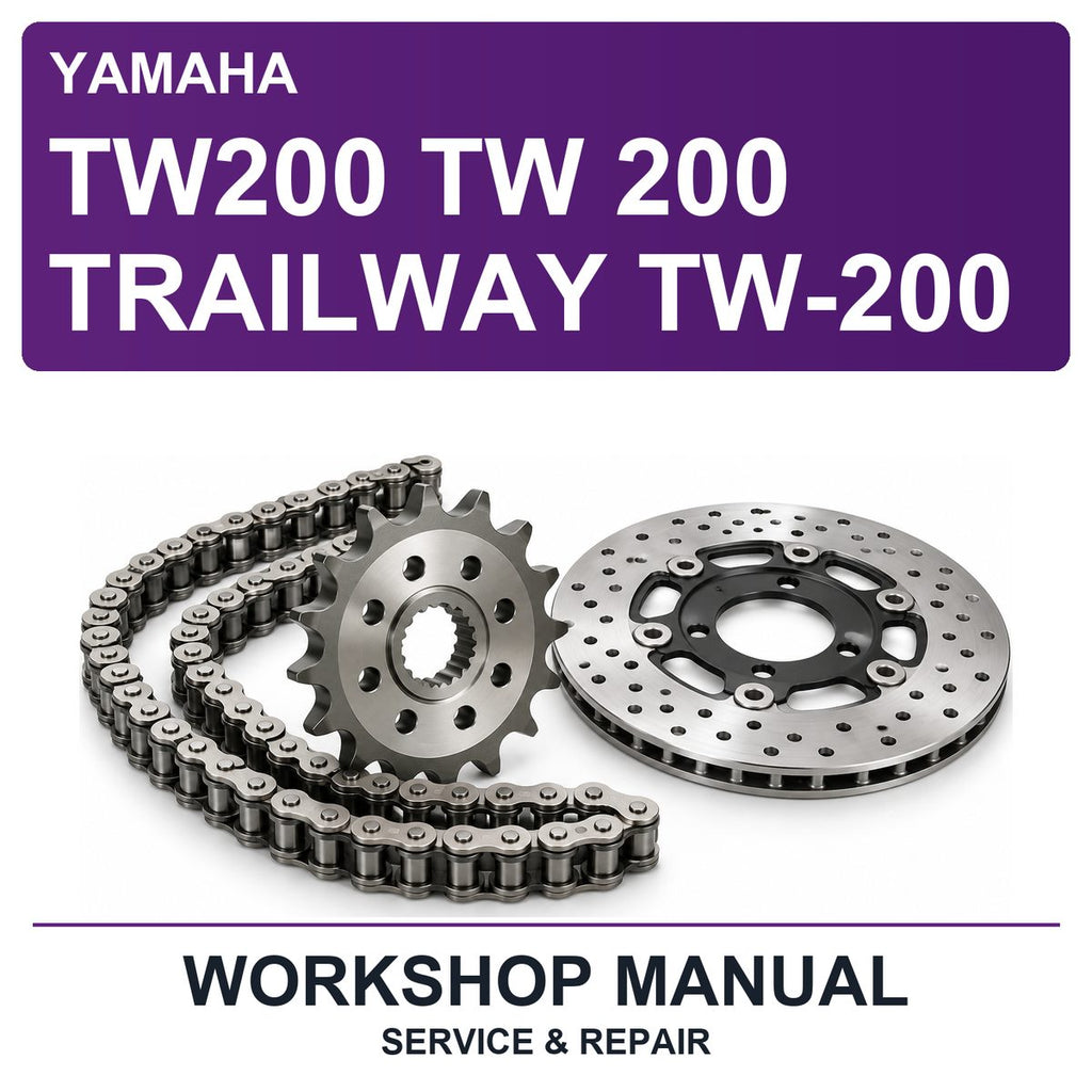 Yamaha TW200 TW 200 Trailway TW-200 Workshop Service & Repair Manual