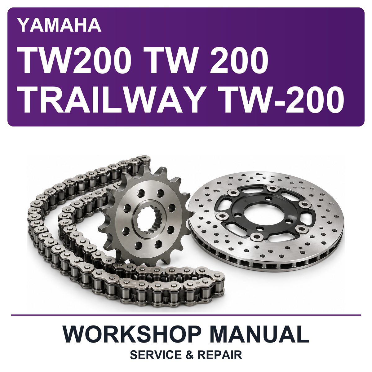 Yamaha TW200 TW 200 Trailway TW-200 Workshop Service & Repair Manual