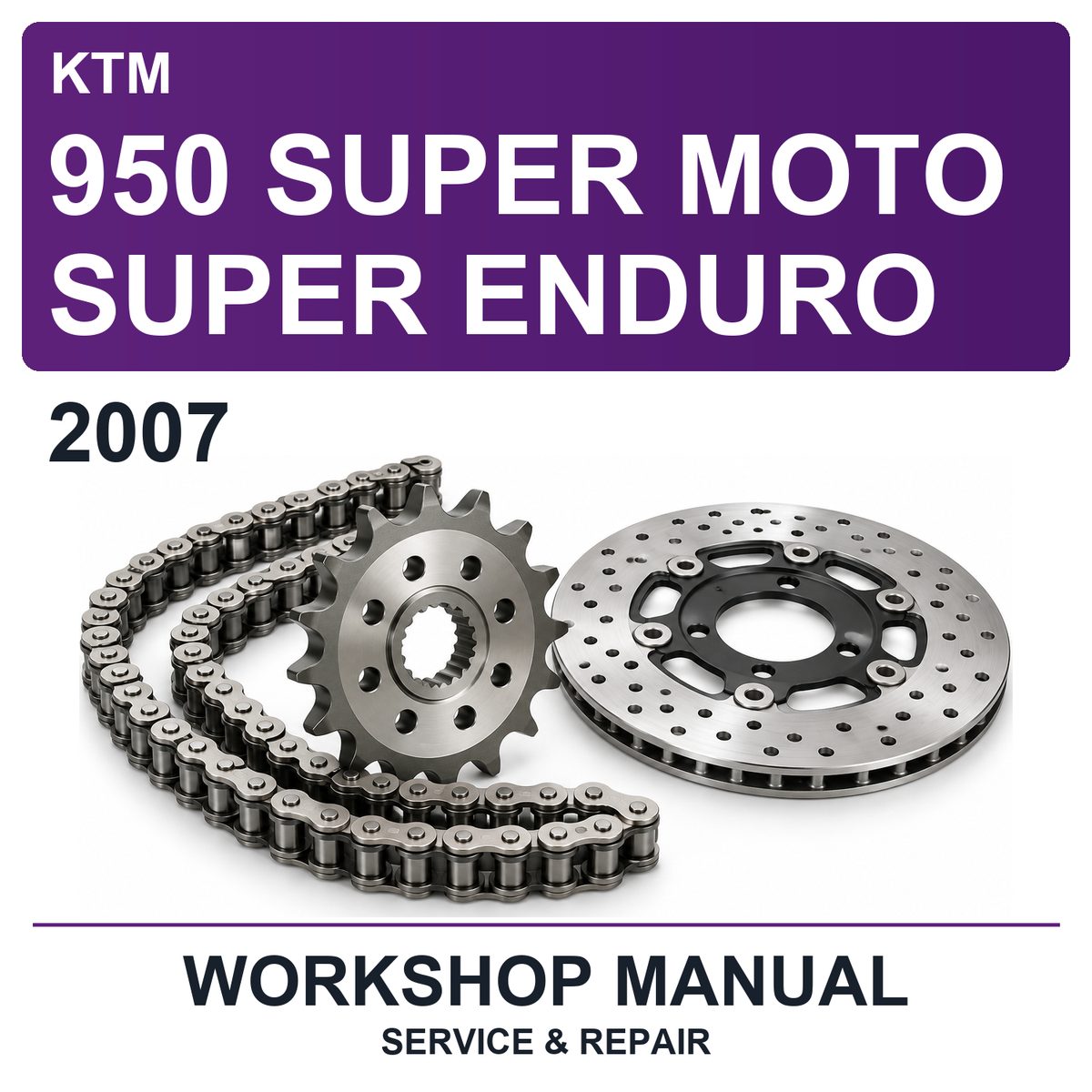 2007 KTM 950 Super Moto Super Enduro Workshop Service & Repair Manual