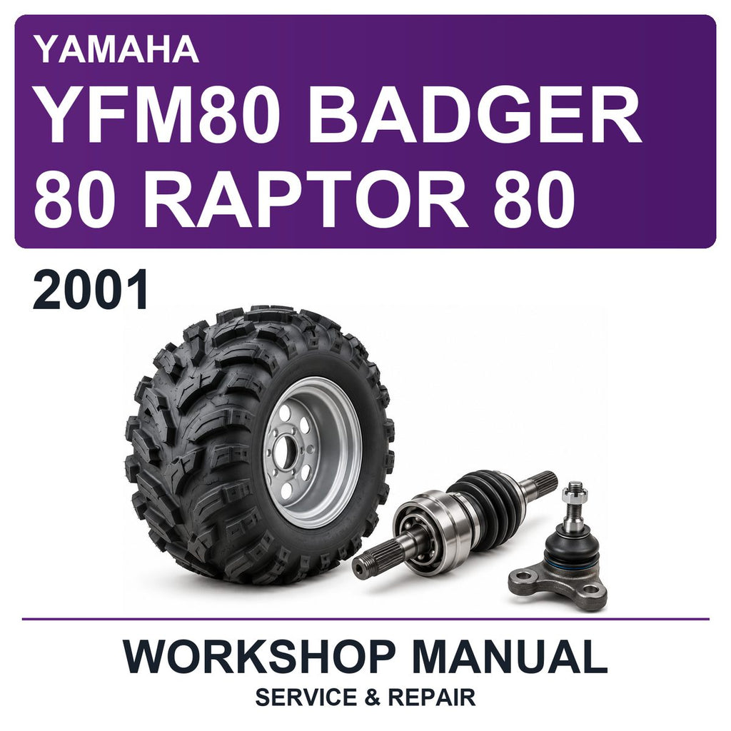 2001 Yamaha YFM80 Badger 80 Raptor 80 Workshop Service & Repair Manual