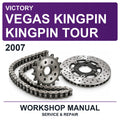 2007 Victory Vegas Kingpin Kingpin Tour Workshop Service & Repair Manual