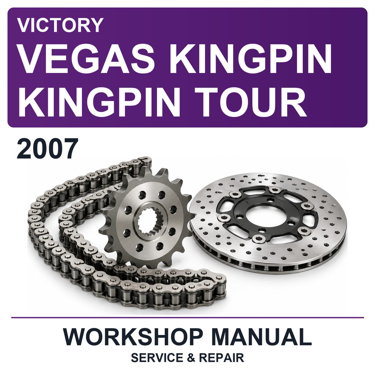 2007 Victory Vegas Kingpin Kingpin Tour Workshop Service & Repair Manual