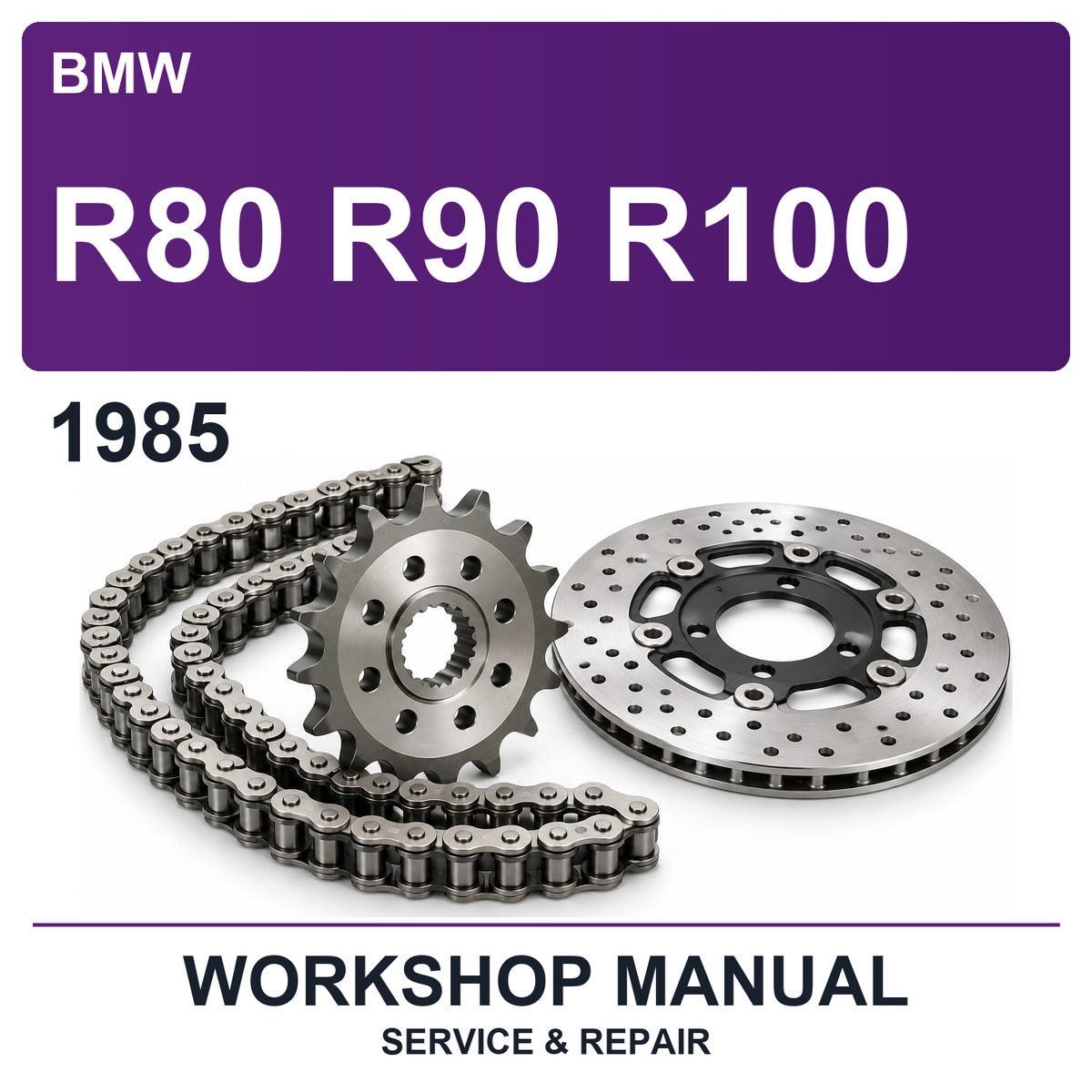 1985 BMW R80 R90 R100 Workshop Service & Repair Manual