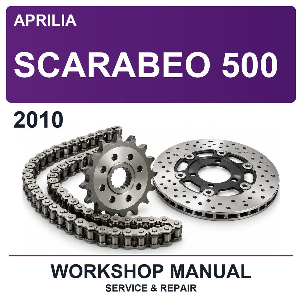 2010 Aprilia Scarabeo 500 Workshop Service & Repair Manual