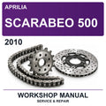 2010 Aprilia Scarabeo 500 Workshop Service & Repair Manual