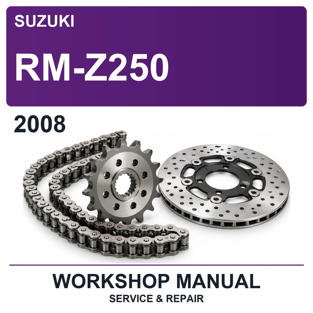 2008 Suzuki RM-Z250 Workshop Service & Repair Manual