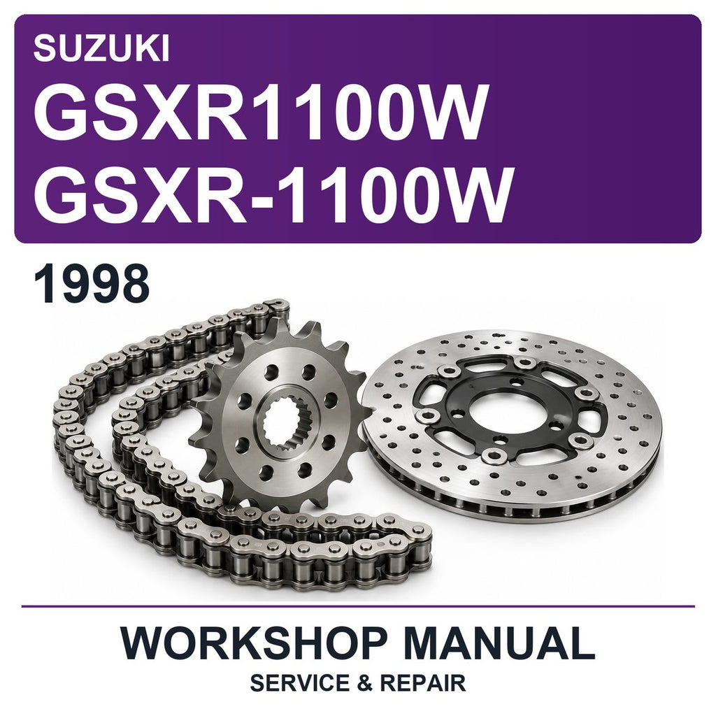 1998 Suzuki GSXR1100W Gsxr-1100W Workshop Service & Repair Manual