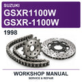 1998 Suzuki GSXR1100W Gsxr-1100W Workshop Service & Repair Manual