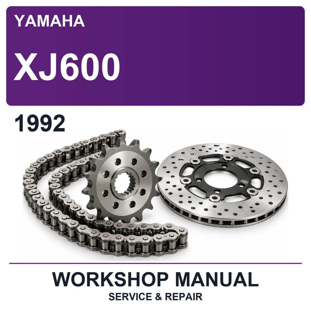 1992 Yamaha XJ600 Workshop Service & Repair Manual