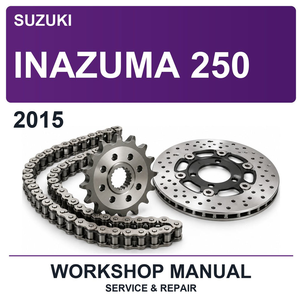 2015 Suzuki Inazuma 250 Workshop Service & Repair Manual