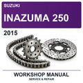 2015 Suzuki Inazuma 250 Workshop Service & Repair Manual