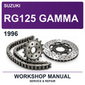 1996 Suzuki RG125 Gamma Workshop Service & Repair Manual