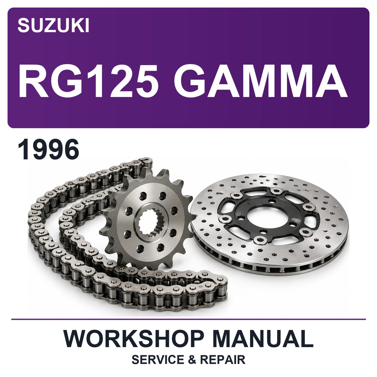 1996 Suzuki RG125 Gamma Workshop Service & Repair Manual