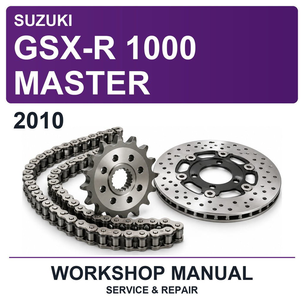 2010 Suzuki GSX-R 1000 Master Workshop Service & Repair Manual