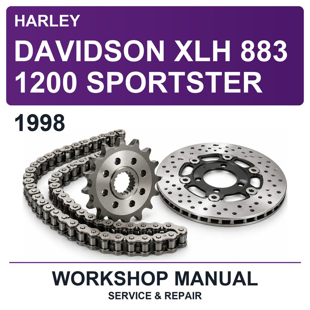 1998 Harley Davidson XLH 883 1200 Sportster Workshop Service & Repair Manual