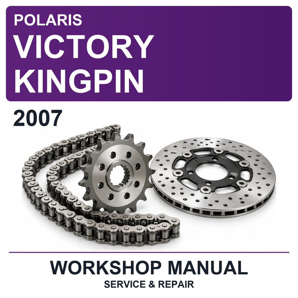 2007 Victory Polaris Kingpin Workshop Service & Repair Manual