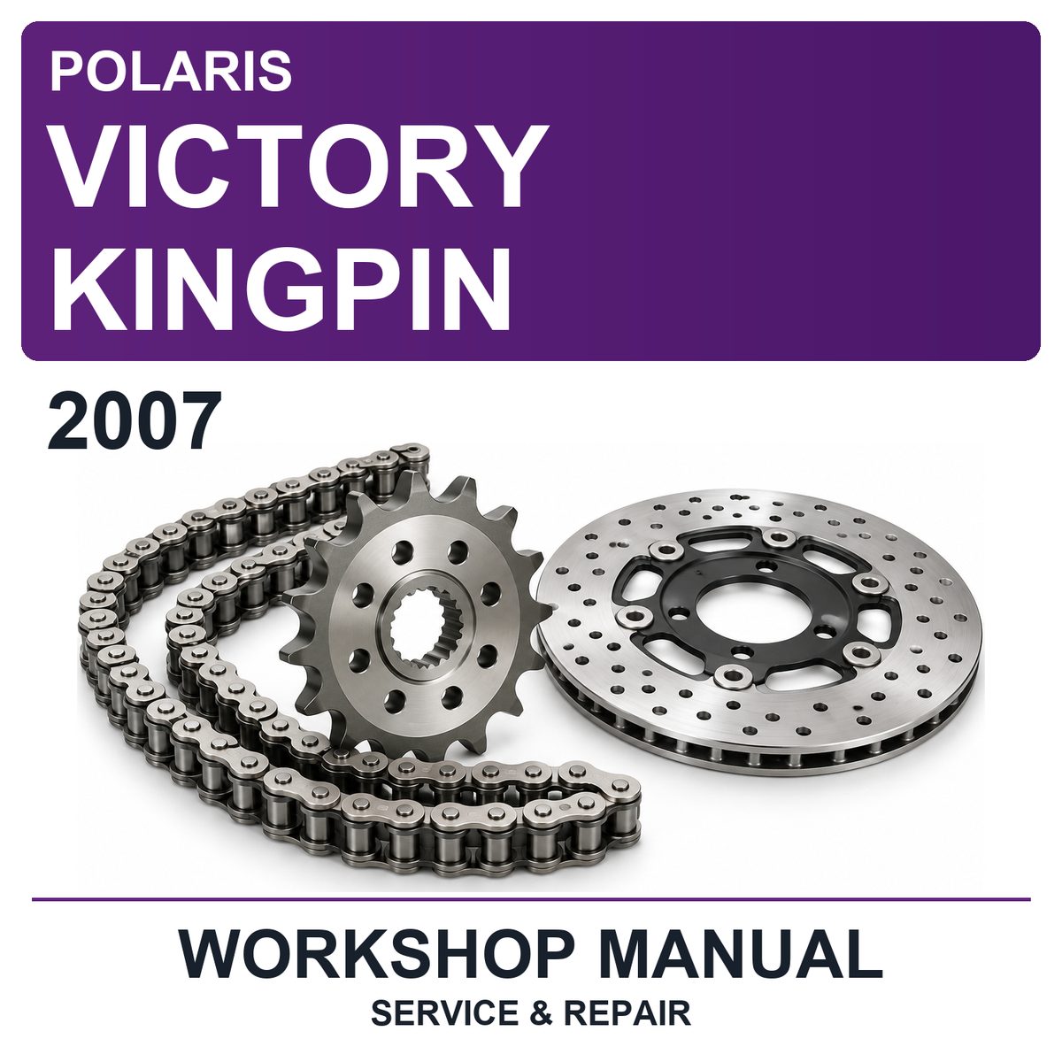 2007 Victory Polaris Kingpin Workshop Service & Repair Manual