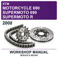 2008 KTM Motorcycle 690 Supermoto 690 Supermoto R Workshop Service & Repair Manual