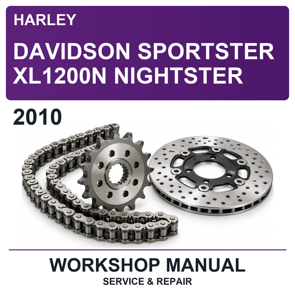 2010 Harley Davidson Sportster XL1200N Nightster Workshop Service & Repair Manual