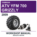 2009 Yamaha ATV YFM 700 Grizzly Workshop Service & Repair Manual