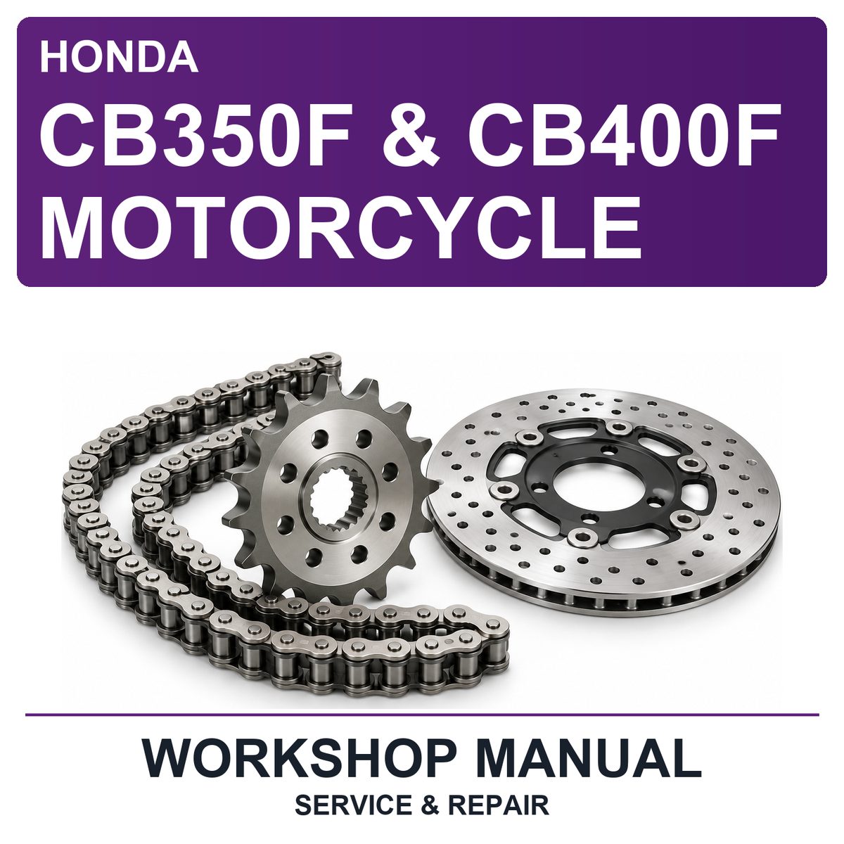 Honda CB350F & CB400F Motorcycle Workshop Service & Repair Manual