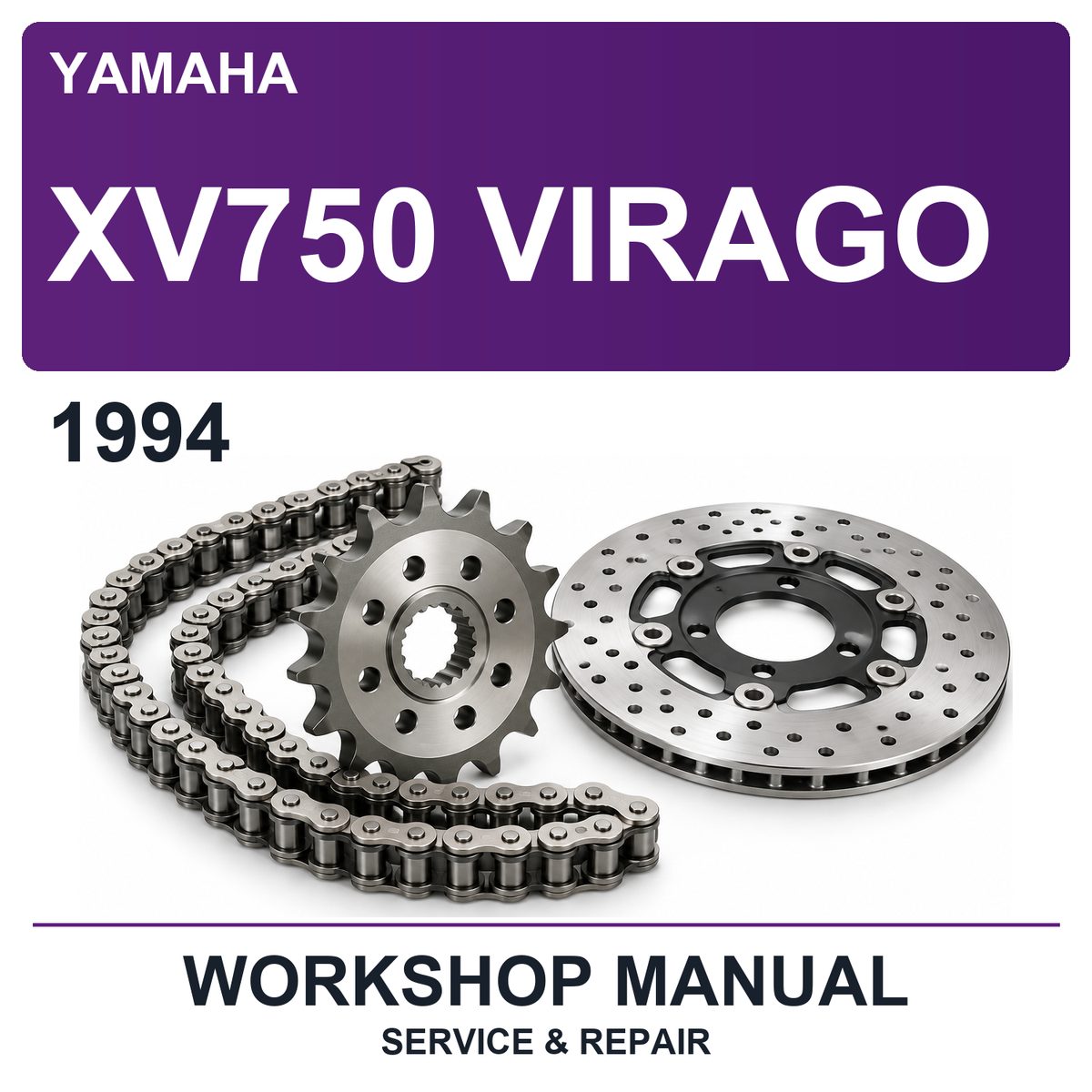 1994 Yamaha XV750 Virago Workshop Service & Repair Manual