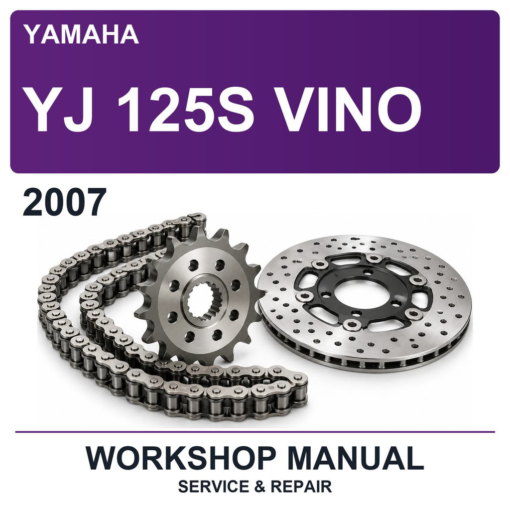 2007 Yamaha YJ 125S Vino Workshop Service & Repair Manual