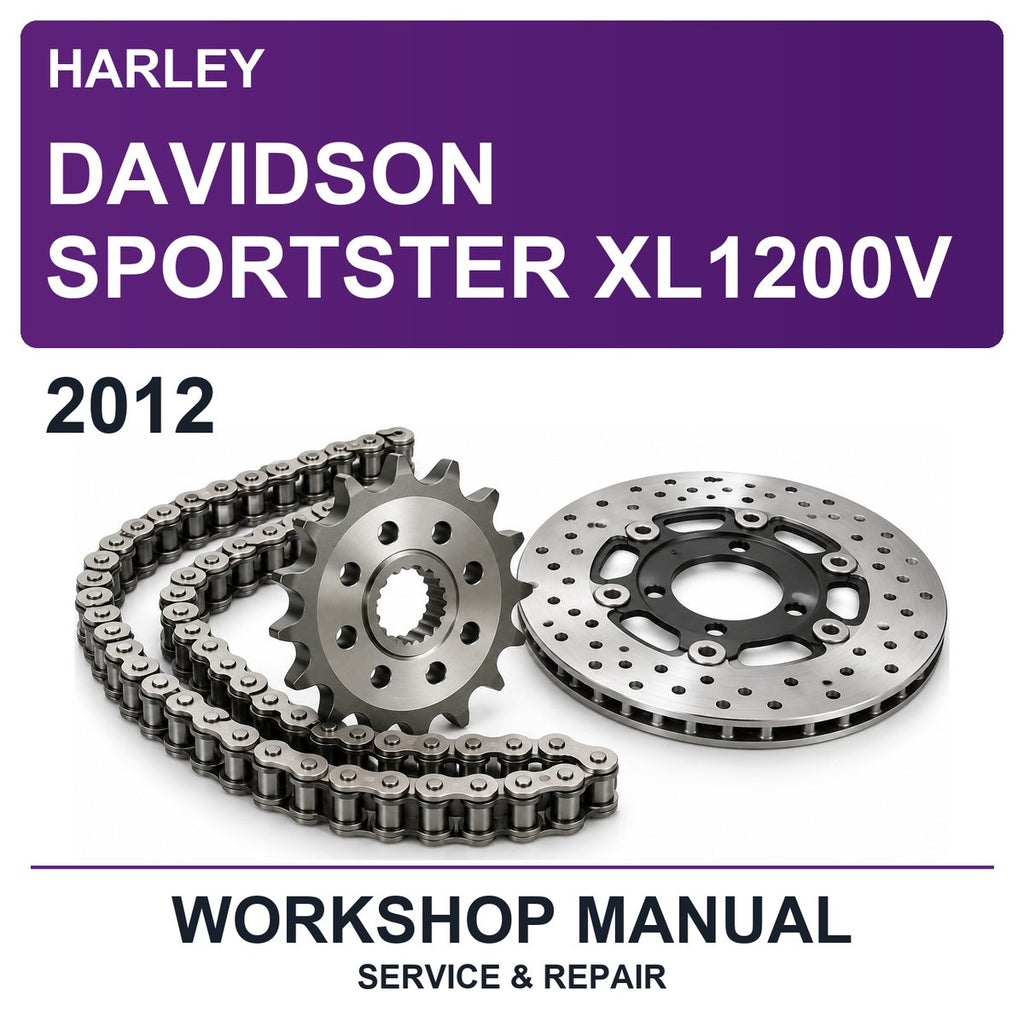 2012 Harley Davidson Sportster XL1200V Workshop Service & Repair Manual