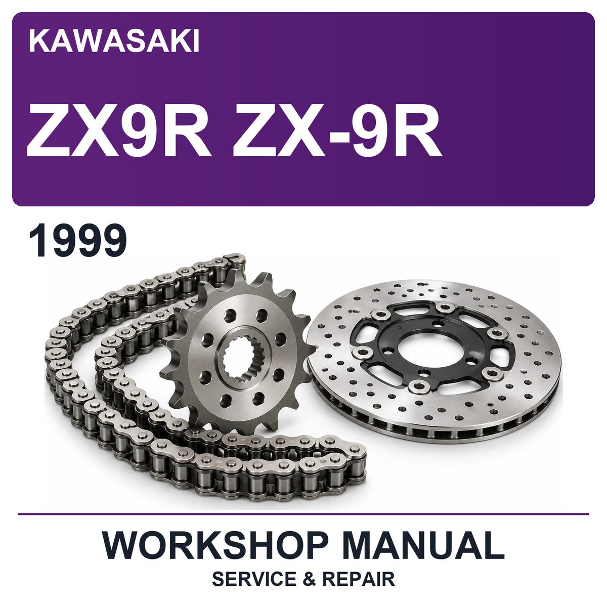 1999 Kawasaki ZX9R ZX-9R Workshop Service & Repair Manual