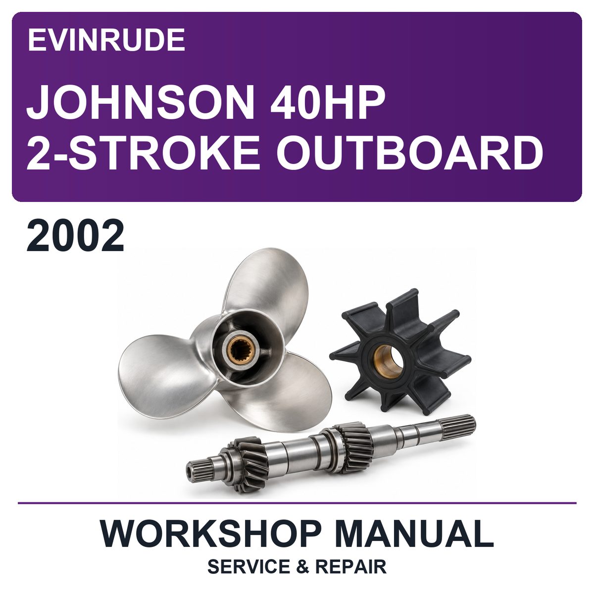 2002 Evinrude Johnson 40HP 2-Stroke Outboard Workshop Service & Repair Manual