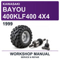 1999 Kawasaki Bayou 400KLF400 4X4 Workshop Service & Repair Manual