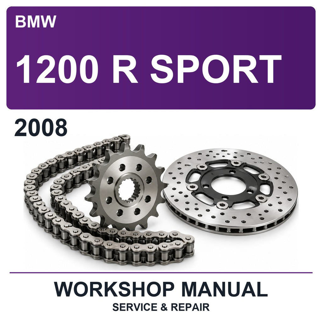 2008 BMW 1200 R Sport Workshop Service & Repair Manual