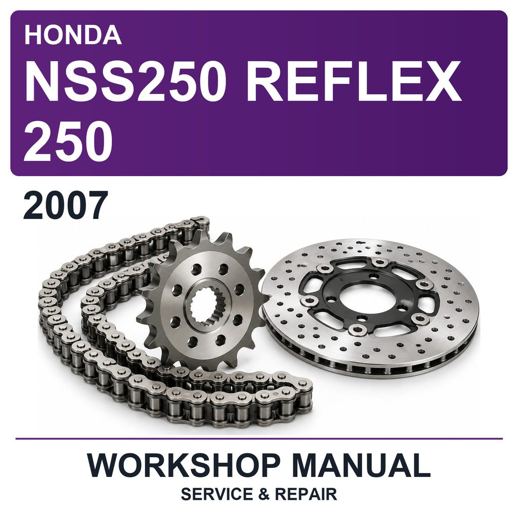 2007 Honda NSS250 Reflex 250 Workshop Service & Repair Manual