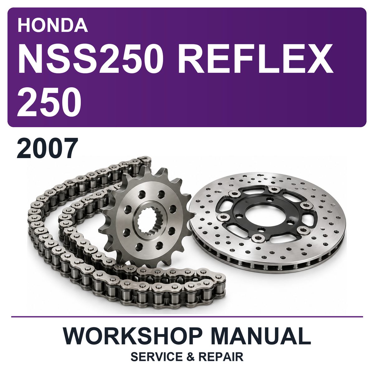 2007 Honda NSS250 Reflex 250 Workshop Service & Repair Manual