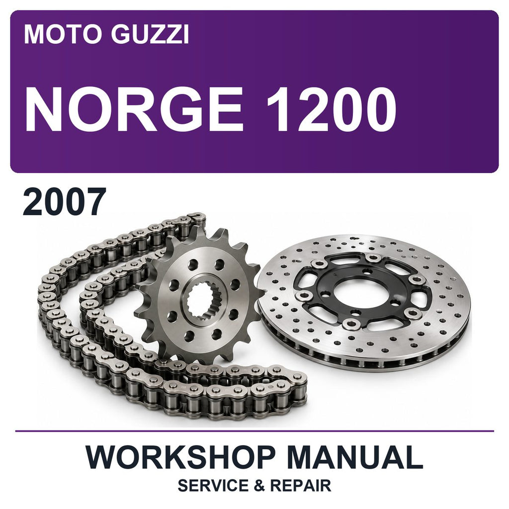 2007 Moto Guzzi Norge 1200 Workshop Service & Repair Manual