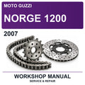 2007 Moto Guzzi Norge 1200 Workshop Service & Repair Manual