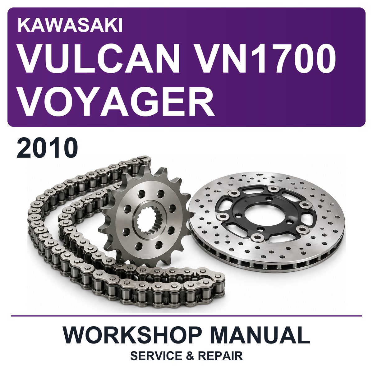 2010 Kawasaki Vulcan VN1700 Voyager Workshop Service & Repair Manual